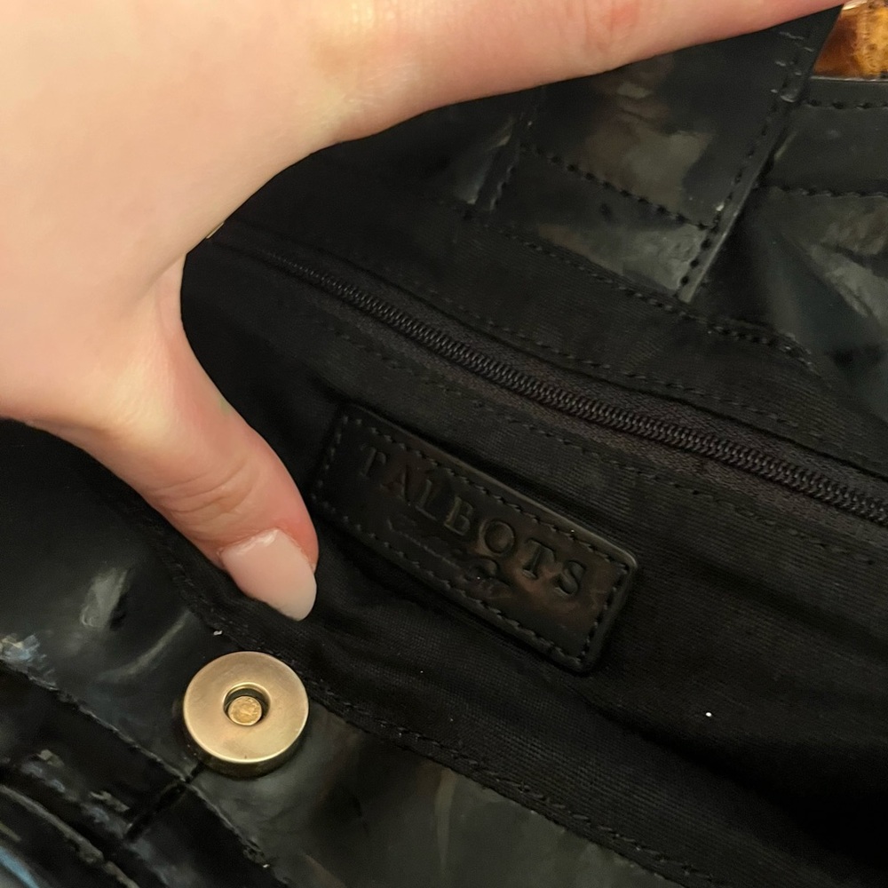 Talbots Black and Tan Shoulder Bag - Picture 4 of 4